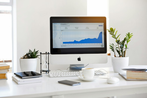 Desktopn showing data